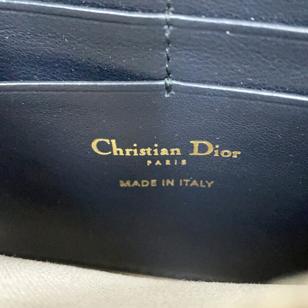 Christian Dior Chain Shoulder Bag Oblique Saddle Clutch Wallet Trotter - Picture 11 of 12